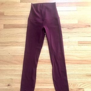 Lululemon Align Pant Super High-Rise 28" - Garnet